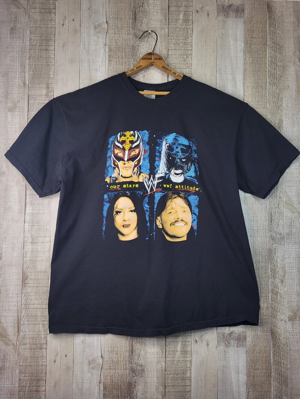 Comfort Colors WWF Attitude Era Graphic Tee. Wrestling. XXL